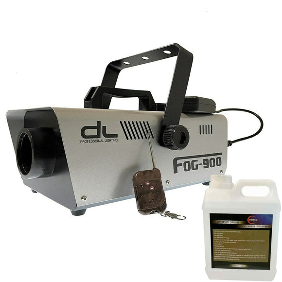 DL 900w Stage Fog Smoke Machine Wireless Remote w 2L Liquid DJ Party halloween
