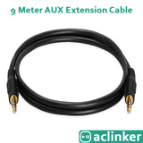 ACL 9.0 meter 3.5mm Aux Male to Male Stereo Audio Cable Auxiliary Headphones Cord MP3 PC