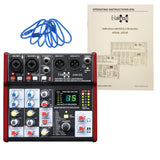 E-lektron AIM-66 U-PAD 4 Channel DSP Mixing Console streaming mixer USB Audio Interface Mic Input
