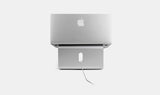 DL Ergonomic Design Aluminum Laptop Stand with 360 Rotating Base for Collaborative Work Compatible with All Laptop MacBook up to 17 inch Mount