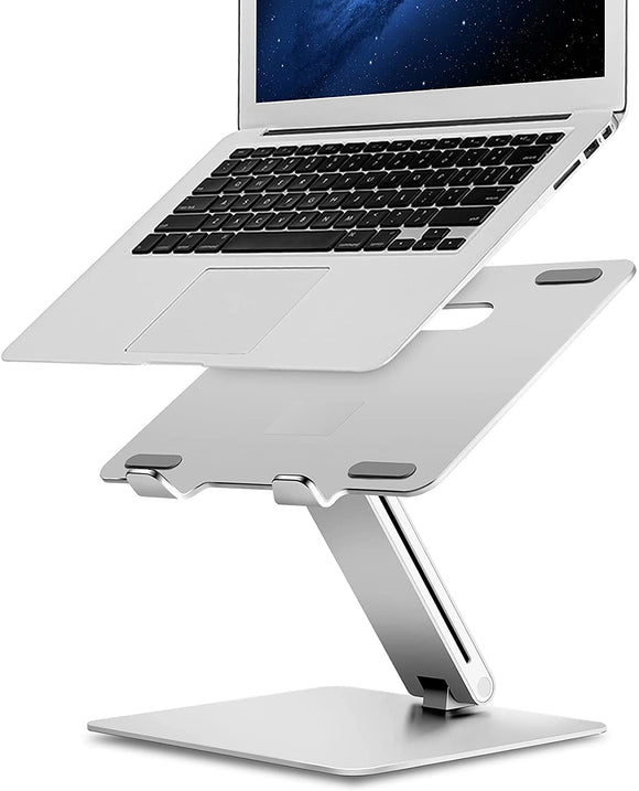 DL Foldable Laptop Stand Riser Ergonomic Desk Mount Aluminum Alloy Height & Tilt Adjustable Compatible with 10-17‚Äú Notebook MacBook Max Load 8kg