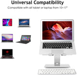 DL Foldable Laptop Stand Riser Ergonomic Desk Mount Aluminum Alloy Height & Tilt Adjustable Compatible with 10-17‚Äú Notebook MacBook Max Load 8kg