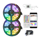 Bluetooth 10M 5050 RGB Chip 300 LEDs Music Strip Decoration waterproof Lights  40 key IR Controller with Power supply