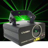 CR Compact Green 100mW Laser Disco Light Party Set 400W Smoke Machine 1L Liquid