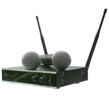 IU-2082HH Digital UHF Wireless 2 x Handheld Microphone System Set