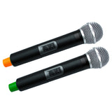 IU-2082HH Digital UHF Wireless 2 x Handheld Microphone System Set