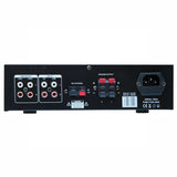E-Lektron HiFi Bluetooth Amp with Home Stereo Bookshelf Wooden Monitor Speakers Pair