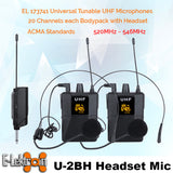 E-lektron EL25-M2B 10‚Ä≥ Inch Compact Lightweight Portable Speaker PA Sound System Battery Bluetooth Wireless headset