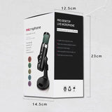 E-Lektron RGB Color Metal Condenser Microphone For Gaming Live Chat Sing Streaming on PC Laptop With USB Type-C Headphone Jack