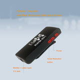 2.4G Wireless Microphone with charging case clip-on plug & play for iPhone iPad Android live stream zoom video recording
