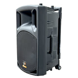 E-Lektron EL30-M 700W 12" inch Bluetooth Wireless linkable Loud Portable PA Speaker Sound System incl.2 UHF Handheld +2 Headset Mics  for Karaoke Coach Speech Singing