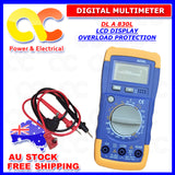 LCD Digital Multimeter handheld AC DC Voltmeter Ohmmeter Multi Tester