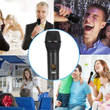 E-Lektron JAD-38K 2X15" inch Karaoke Set 1800W Powered Bluetooth TWS Speakers 2 Tunable UHF Microphones Stands