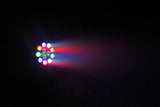 CR-Lite portable 12 X 1W RGBW LED Parcan spotlight with USB type C port