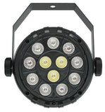 CR-Lite portable 12 X 1W RGBW LED Parcan spotlight with USB type C port