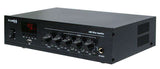E-Lektron TRM45W 100V Mixer Amplifier Speaker Set with PA-TRON45 and 6 White Weatherproof ELA speakers