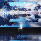 Auto Focus Android 9.0 Smart Native 1080P 16000 Lumen WiFi Bluetooth LED Projector Support 4k Media Home Outdoor Theater Cinema HDMI USB VGA With HiFi Speaker