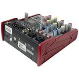 E-Lektron SE-4 Live Audio Mixer 4 Channel Mixer incl. USB Bluetooth Soundcard Phantom Power
