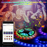 Bluetooth 10M 5050 RGB Chip 300 LEDs Music Strip Decoration waterproof Lights  40 key IR Controller with Power supply