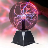 True Big 8 inch 20 cm Glass  Gorgeous Nebula Plasma Ball Lamp Sound Sensitive the Best Science Toy Nightlight for Kids