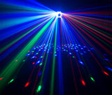 CR-Lite Mix Swarm Wash FX 4-in-1 Derby Wash Light Effect w/ Strobe Laser DMX