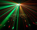 CR-Lite Mix Swarm Wash FX 4-in-1 Derby Wash Light Effect w/ Strobe Laser DMX
